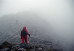 En route to summit of Ben Nevis.